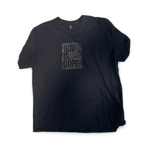 Black God Is Dope Men's T-Shirt xl